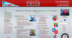 Desktop Screenshot of bigballoonlady.com